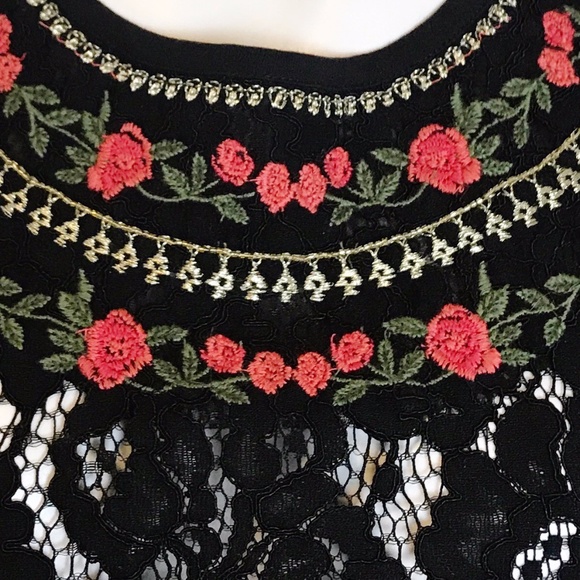 ❌SOLD❌ Anthropologie | Meadow Rue Black Top S - Picture 5 of 8